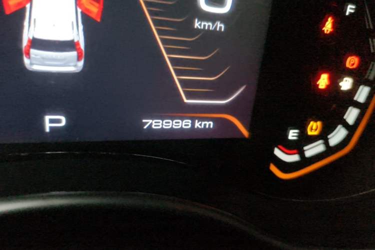 Used Haval H9 2020 2.0T Gasoline 4x4 Elite Version 5 Seats Odometer Close Up