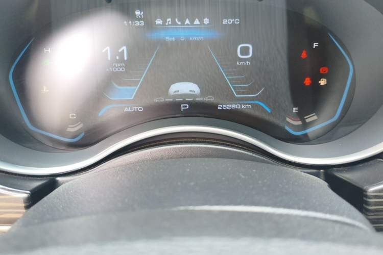 Used Haval H9 2020 2.0T Gasoline 4WD Premium Edition 5 Seats Odometer Close Up