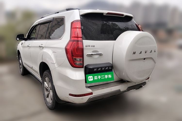 Used Haval H9 2020 2.0T Gasoline 4x4 Luxury 7-Seater Rear Left 45 Deg