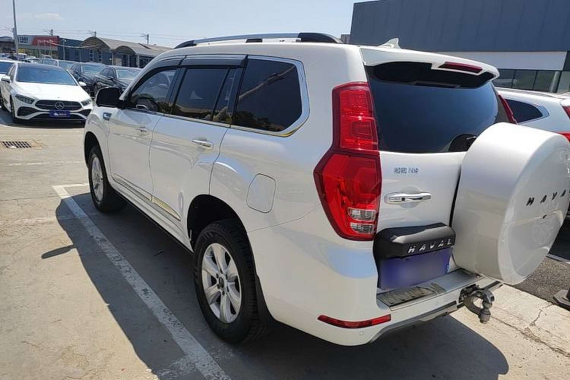 Used Haval H9 2020 2.0T Gasoline 4WD Premium Edition 5 Seats Rear Left 45 Deg