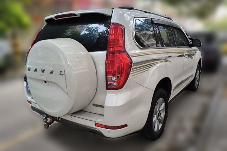 Used Haval H9 2020 2.0T Gasoline 4x4 Luxury 7-Seater Rear Right 45 Deg