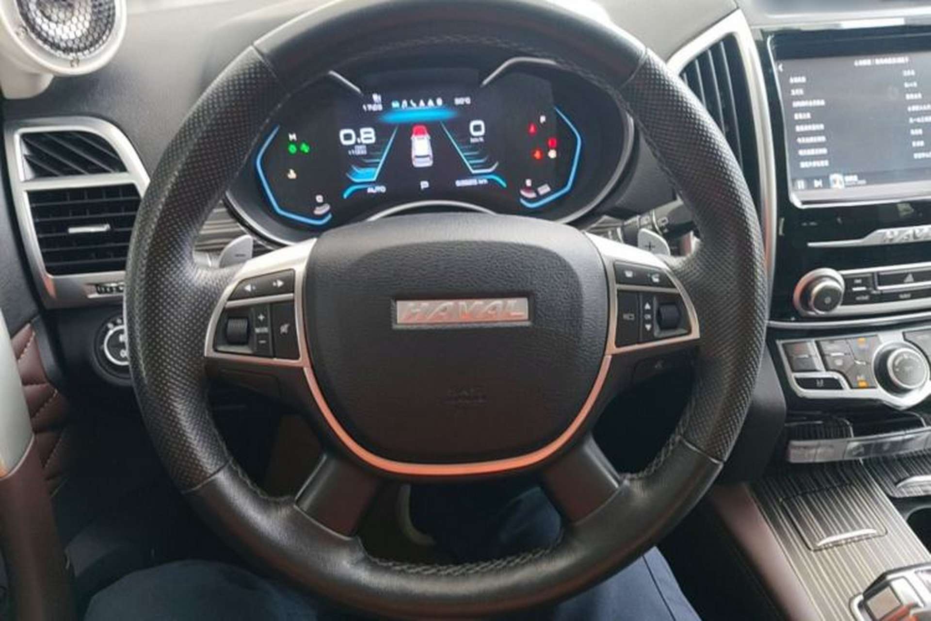 Used Haval H9 2020 2.0T Gasoline 4WD Premium Edition 5 Seats Steering Wheel