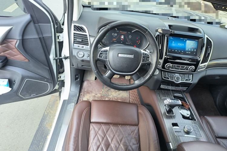 Used Haval H9 2020 2.0T Gasoline 4WD Premium Edition 5 Seats Steering Wheel