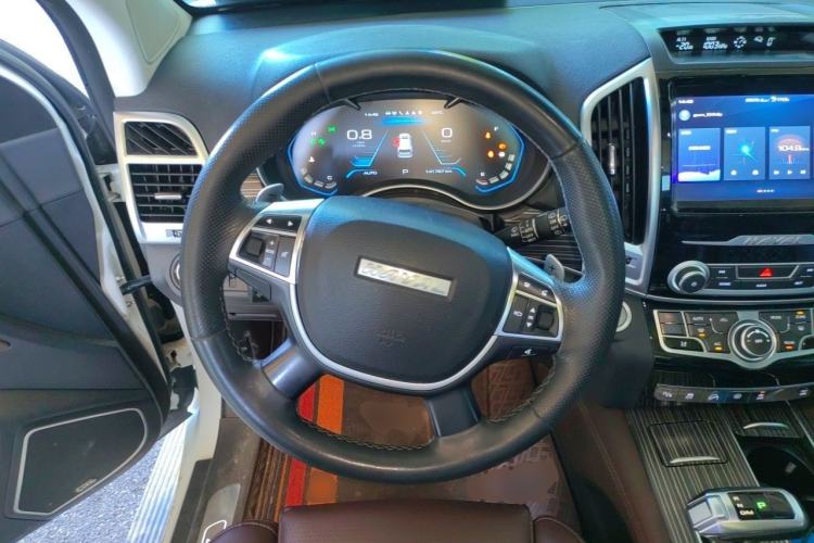 Used Haval H9 2020 2.0T Gasoline 4WD Premium Edition 5 Seats Steering Wheel