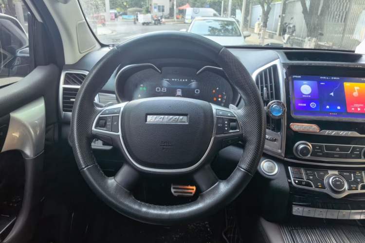Used Haval H9 2020 2.0T Gasoline 4x4 Luxury 7-Seater Steering Wheel