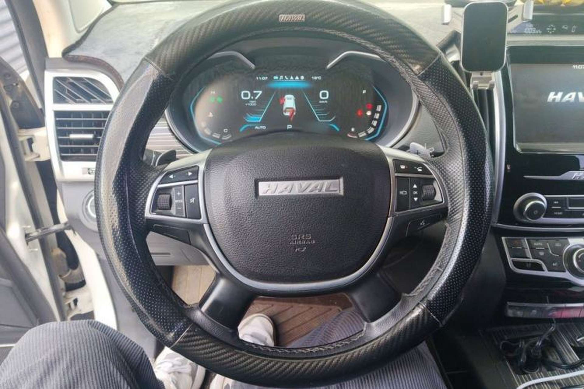 Used Haval H9 2020 2.0T Gasoline 4x4 Luxury 7-Seater Steering Wheel