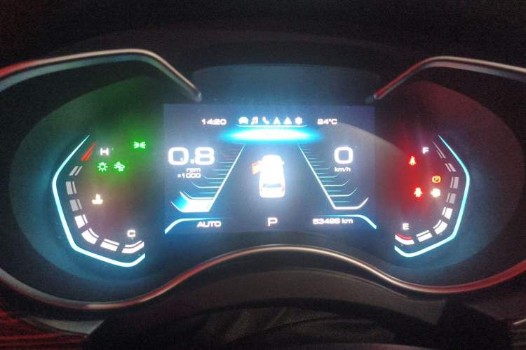 Used Haval H9 2022 2.0T Gasoline 4x4 Luxury 7-Seater Instrument Cluster