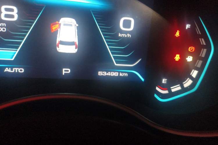 Used Haval H9 2022 2.0T Gasoline 4x4 Luxury 7-Seater Odometer Close Up