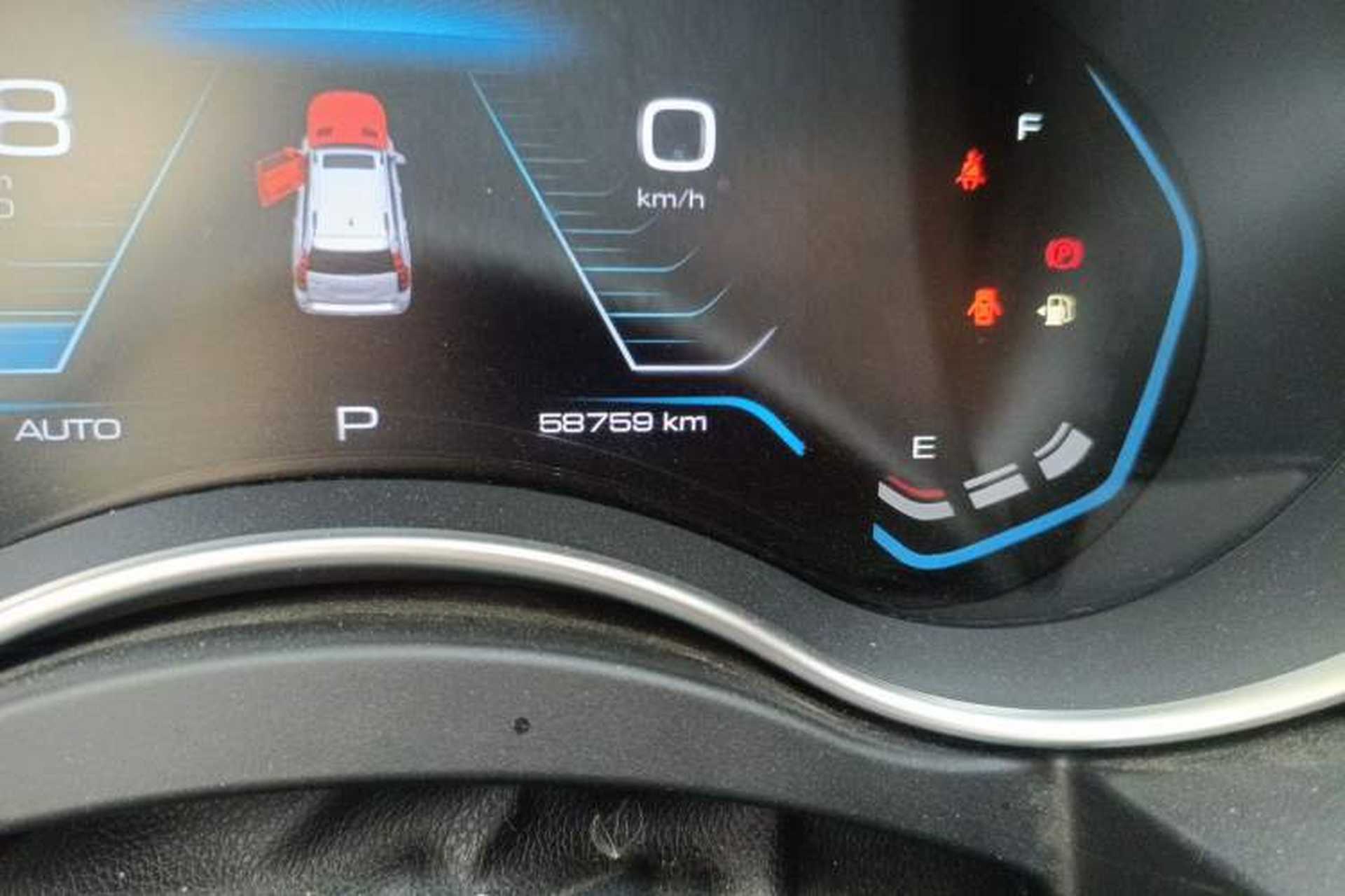 Used Haval H9 2022 2.0T Gasoline 4x4 Elite Model 5 Seats Odometer Close Up
