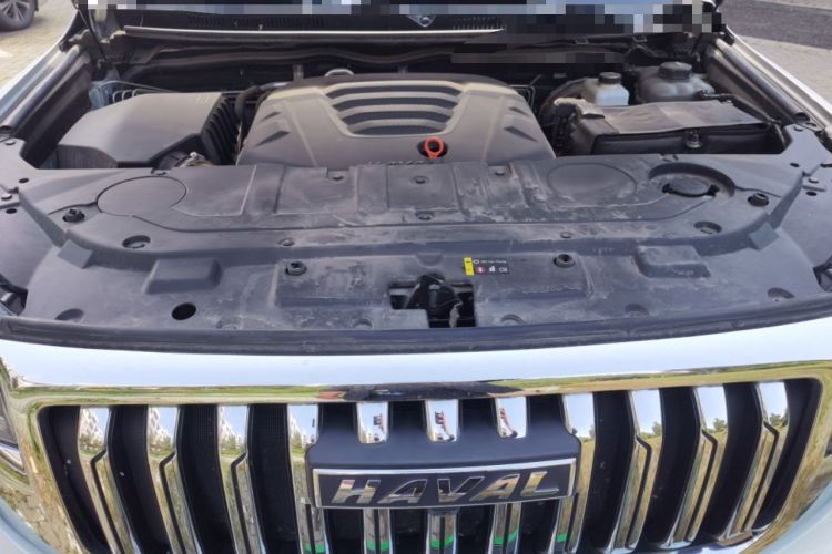 Used Haval H9 2022 2.0T Gasoline 4x4 Elite Model 5 Seats Engine Bay