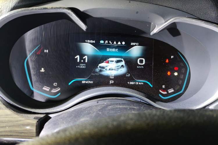 Used Haval H9 2022 2.0T Gasoline 4x4 Comfort Version 7 Seats Instrument Cluster