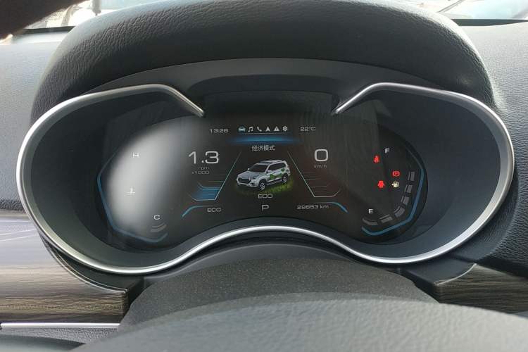 Used Haval H9 2022 2.0T Gasoline 4x4 Smart Enjoyment Version 5 Seats Instrument Cluster