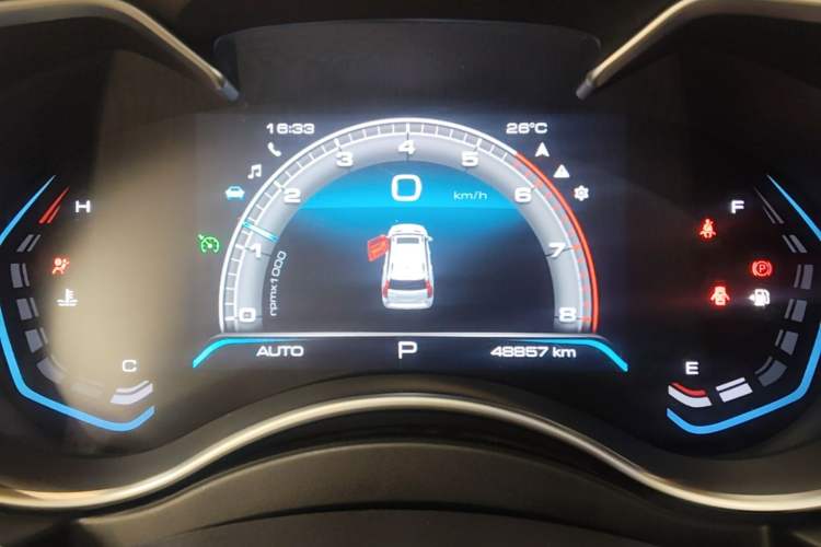 Used Haval H9 2022 2.0T Gasoline 4x4 Elite Model 5 Seats Instrument Cluster