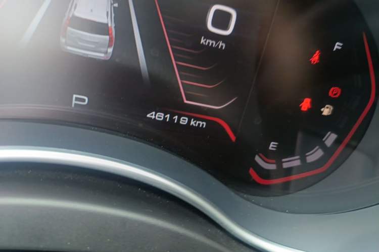 Used Haval H9 2022 2.0T Gasoline 4x4 Premium 5-Seater Odometer Close Up