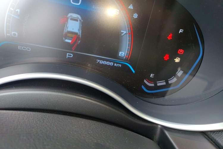 Used Haval H9 2022 2.0T Gasoline 4x4 Premium 5-Seater Odometer Close Up