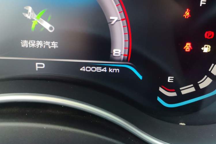 Used Haval H9 2022 2.0T Gasoline 4x4 Elite Model 5 Seats Odometer Close Up