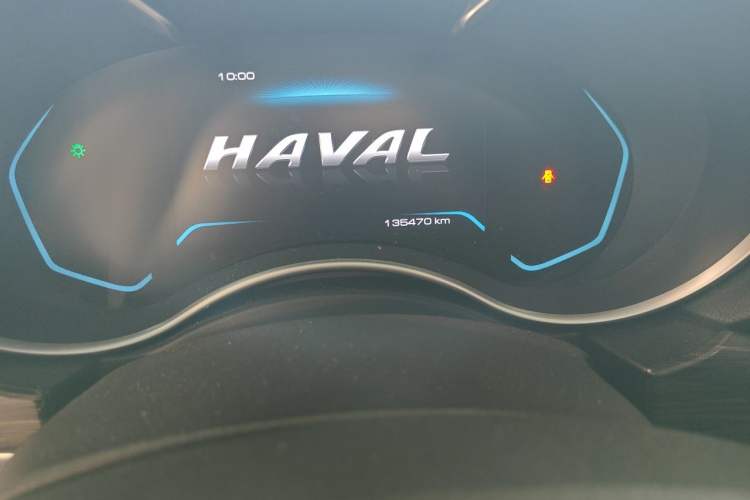 Used Haval H9 2022 2.0T Gasoline 4x4 Comfort Version 7 Seats Odometer Close Up