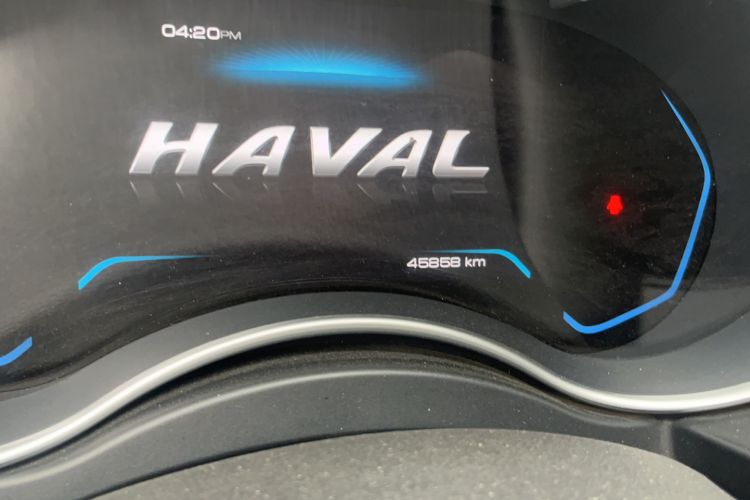 Used Haval H9 2022 2.0T Gasoline 4x4 Luxury 7-Seater Odometer Close Up