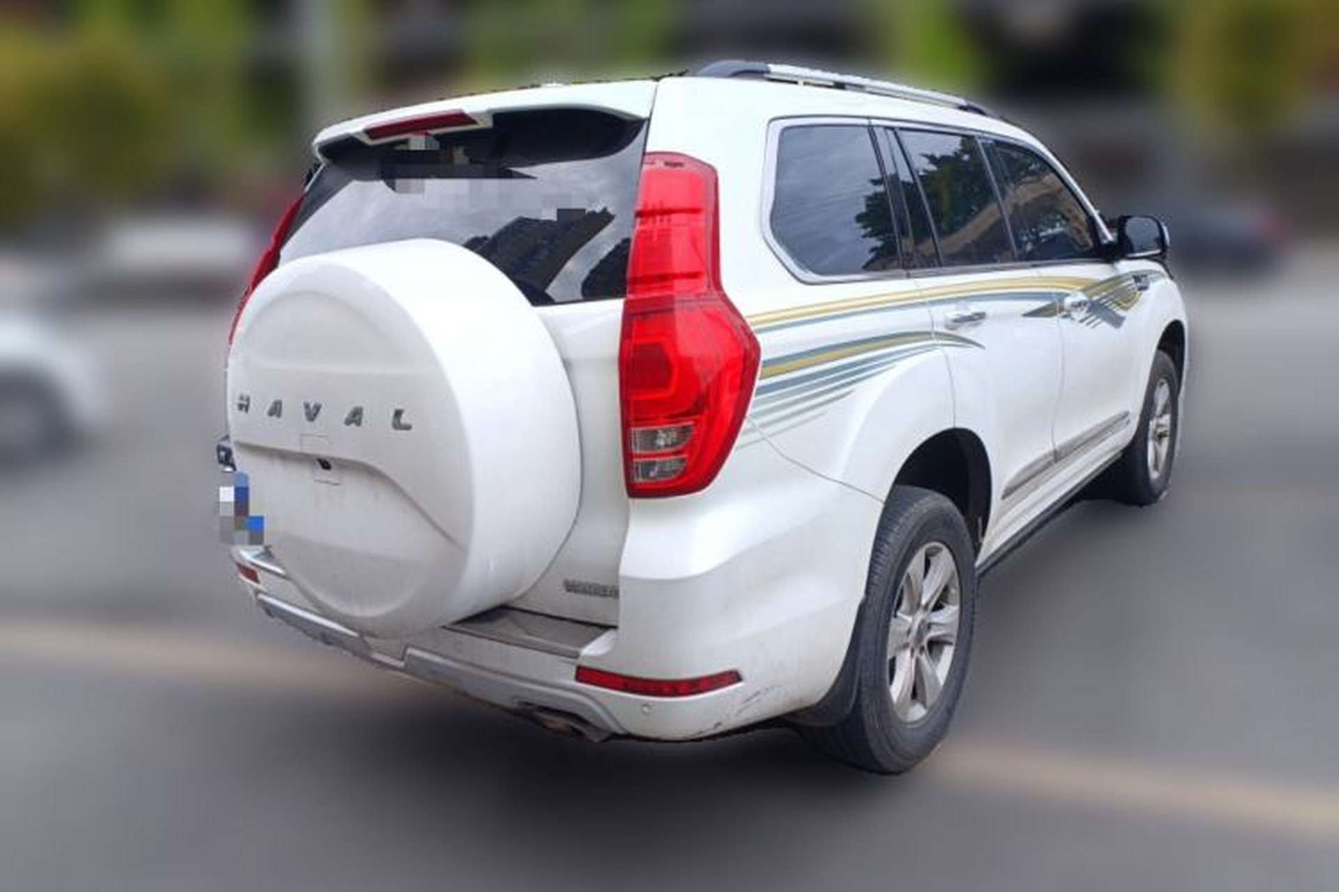 Used Haval H9 2022 2.0T Gasoline 4x4 Luxury 7-Seater Rear Right 45 Deg