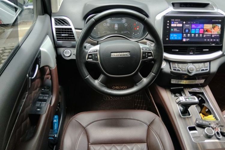Used Haval H9 2022 2.0T Gasoline 4x4 Smart Enjoyment Version 5 Seats Steering Wheel