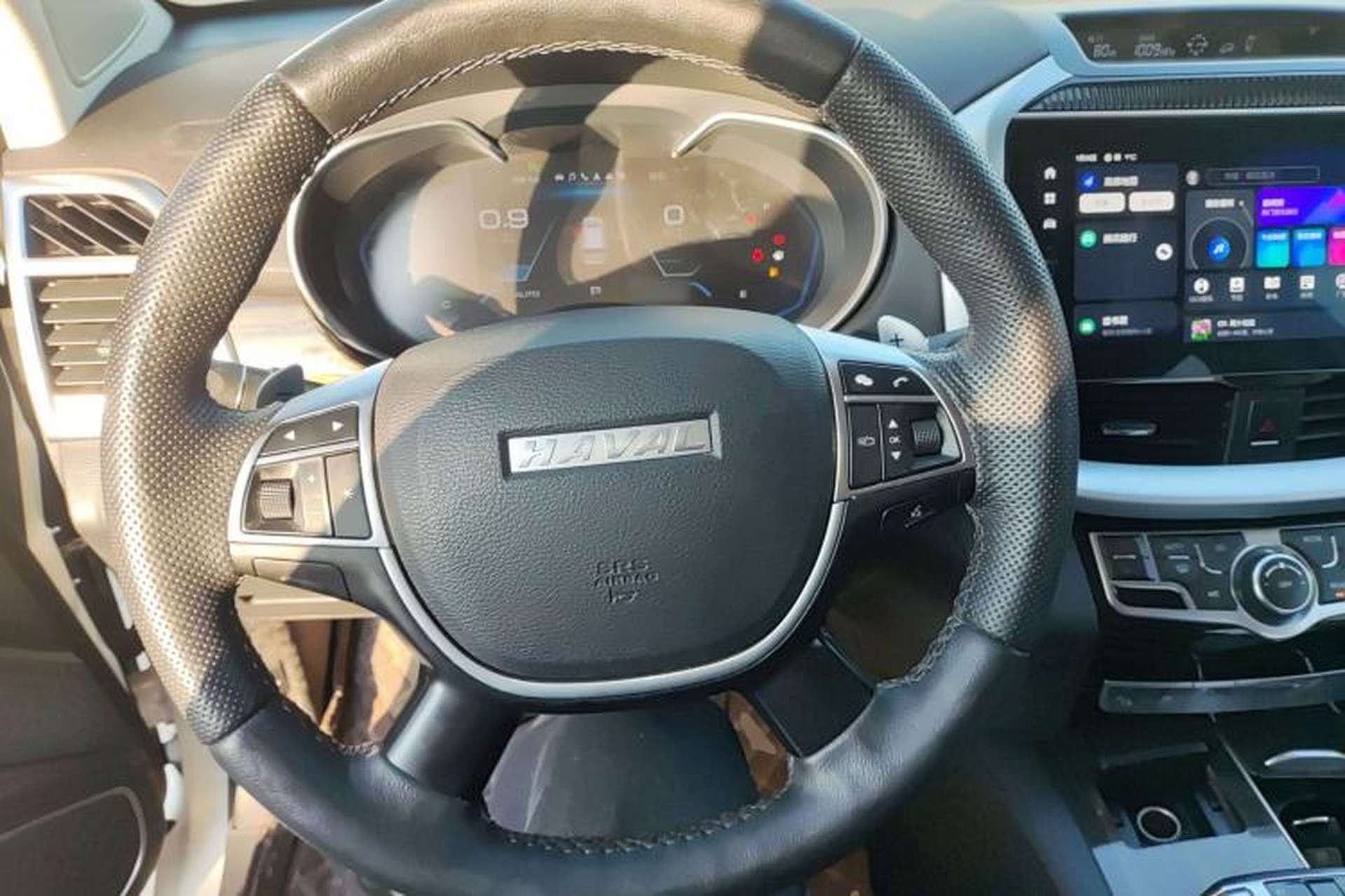 Used Haval H9 2022 2.0T Gasoline 4x4 Elite Model 5 Seats Steering Wheel