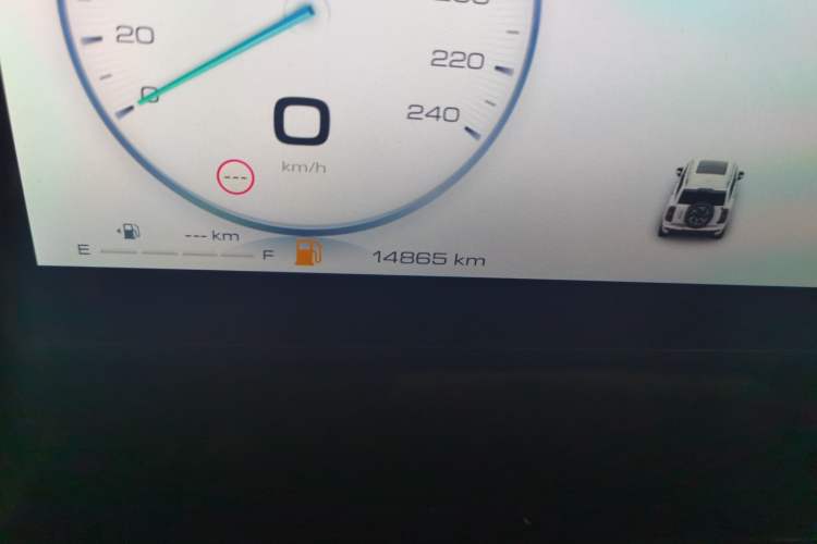 Used Haval H9 2024 2.0T Gasoline All-Wheel-Drive Extreme Edition Odometer Close Up