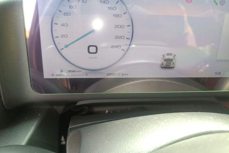 Used Haval H9 2024 2.0T Gasoline All-Wheel-Drive Extreme Edition Odometer Close Up