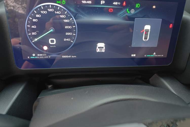 Used Haval H9 2024 2.0T Gasoline All-Wheel-Drive Extreme Edition Odometer Close Up