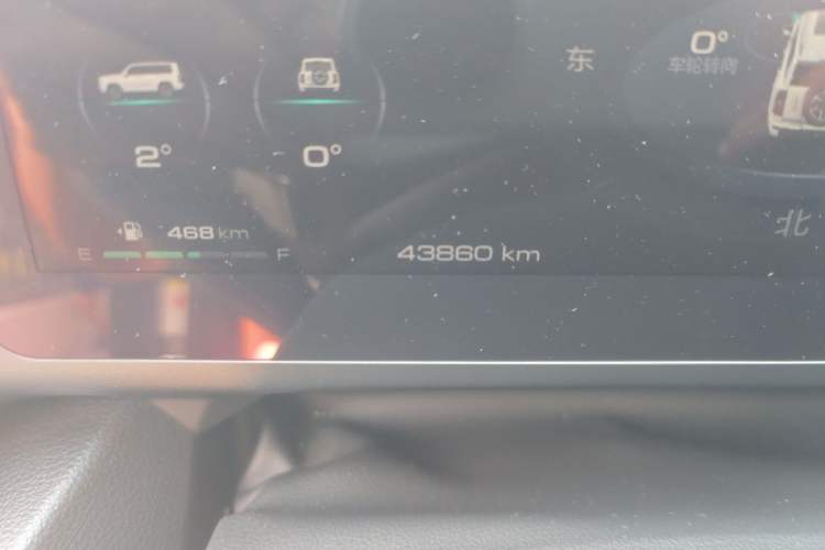 Used Haval H9 2024 2.0T Gasoline 4x4 Territory Edition Odometer Close Up