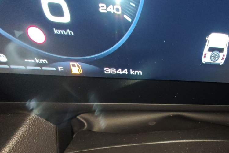 Used Haval H9 2024 2.0T Gasoline All-Wheel-Drive Extreme Edition Odometer Close Up