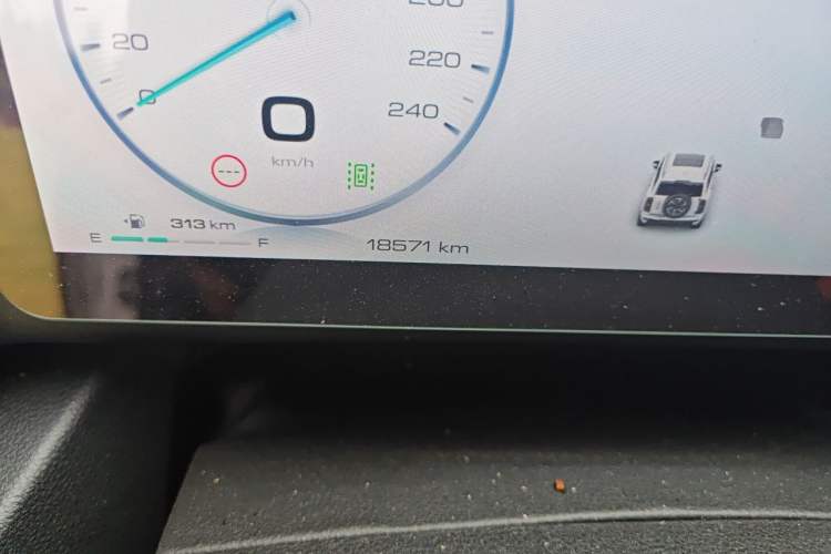Used Haval H9 2024 2.0T Gasoline All-Wheel-Drive Extreme Edition Odometer Close Up