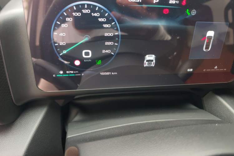 Used Haval H9 2024 2.0T Gasoline 4x4 Territory Edition Odometer Close Up
