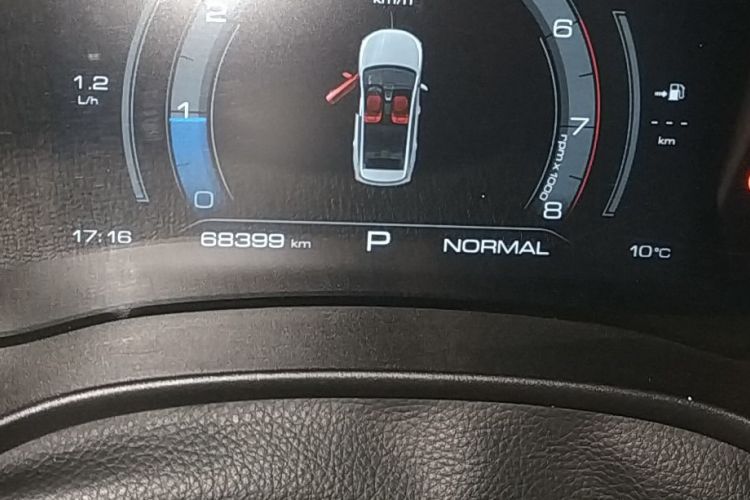 Used Haval JOLION 2021 1.5T Automatic Grand Three-Volume Version Odometer Close Up