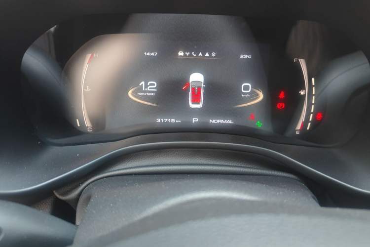 Used Haval JOLION 2021 1.5T Automatic Four-Door Version Odometer Close Up