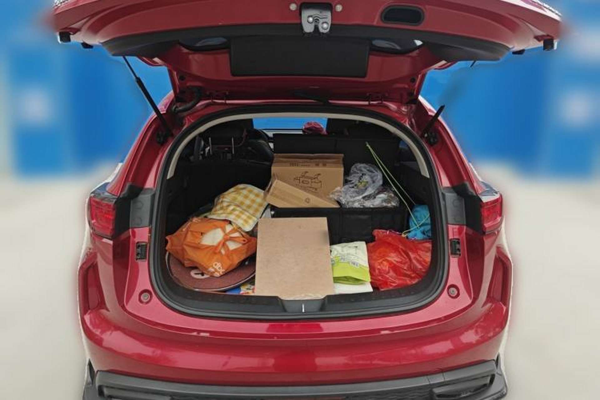 Used Haval LHERY 2021 GT Edition 1.5T Silver Rabbit Trunk