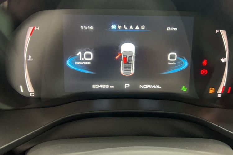 Used Haval LHERY 2023 1.5T Dynamic Version Odometer Close Up