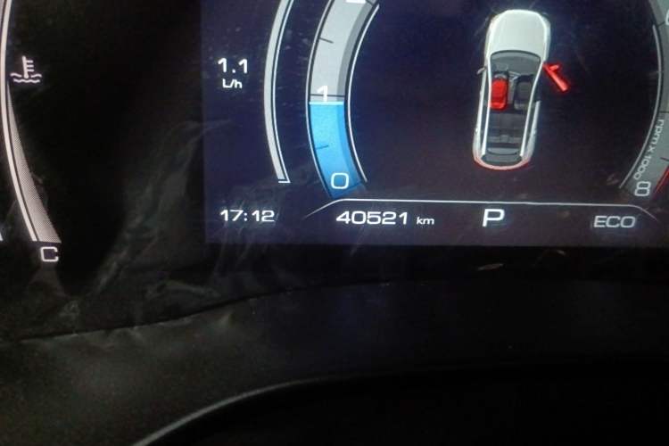 Used Haval LHERY 2021 High-Performance Version 1.5T Golden Rabbit Odometer Close Up