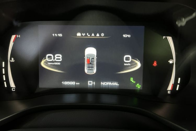 Used Haval LHERY 2021 GT Edition 1.5T Platinum Rabbit Odometer Close Up