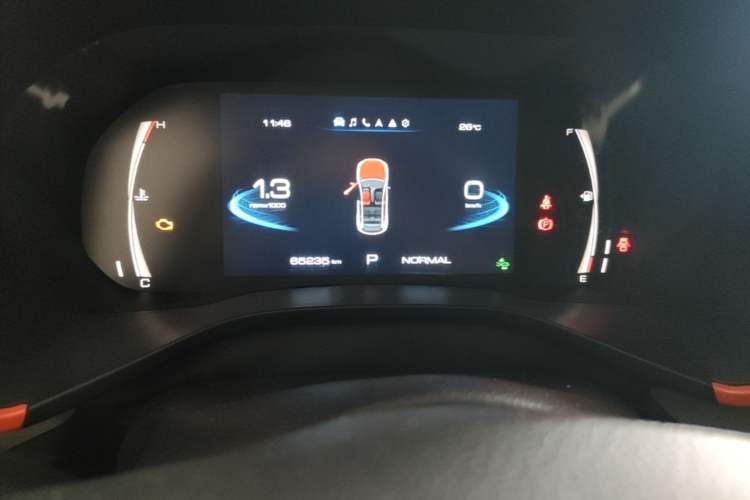 Used Haval LHERY 2021 High-Performance Version 1.5T Golden Rabbit Odometer Close Up