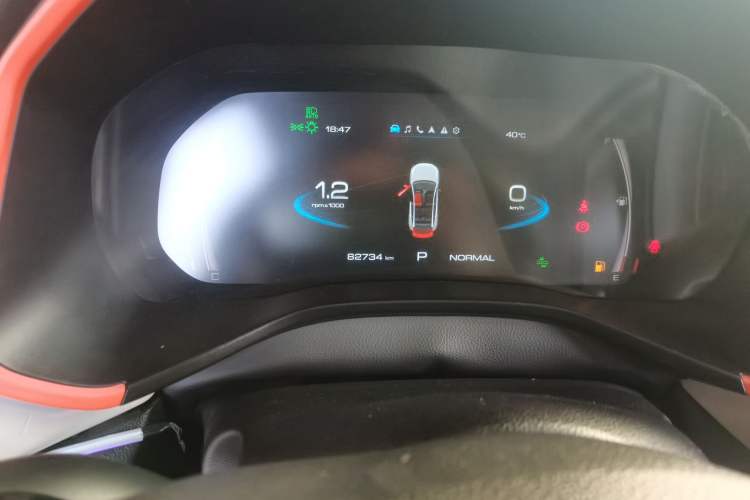 Used Haval LHERY 2021 High-Performance Version 1.5T Golden Rabbit Odometer Close Up