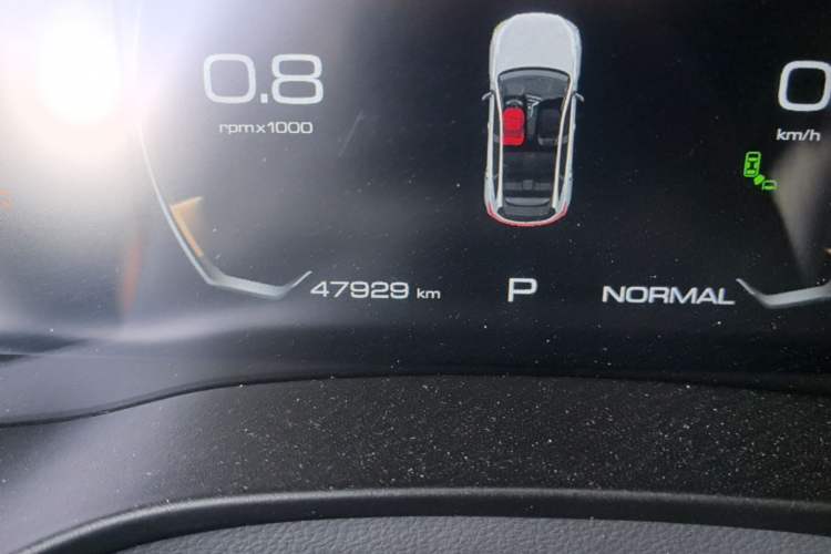 Used Haval LHERY 2021 GT Edition 1.5T Platinum Rabbit Odometer Close Up