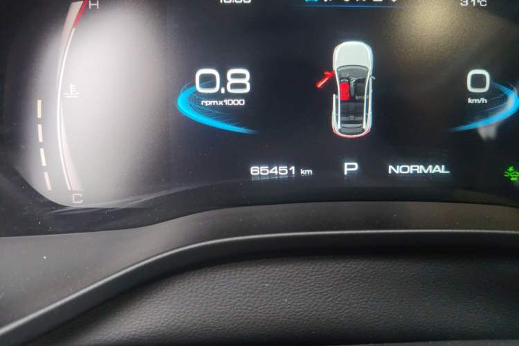 Used Haval LHERY 2021 High-Performance Version 1.5T Golden Rabbit Odometer Close Up