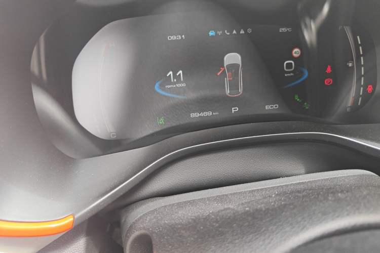 Used Haval LHERY 2021 GT Edition 1.5T Platinum Rabbit Odometer Close Up