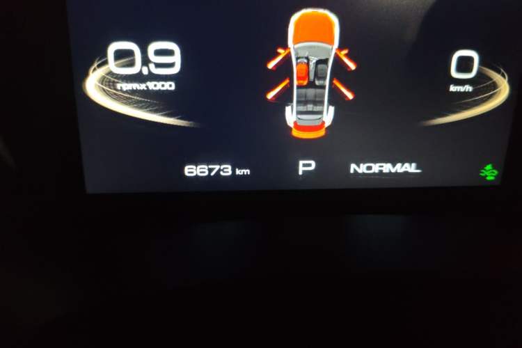 Used Haval LHERY 2021 High-Performance Version 1.5T Golden Rabbit Odometer Close Up