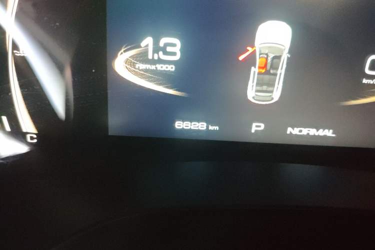 Used Haval LHERY 2021 High-Performance Version 1.5T Golden Rabbit Odometer Close Up