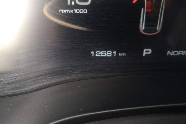 Used Haval LHERY 2021 GT Edition 1.5T Platinum Rabbit Odometer Close Up