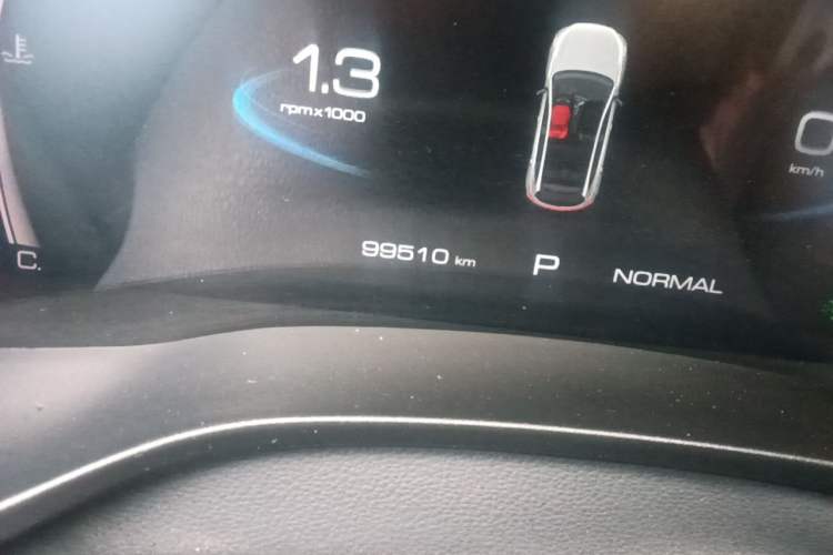 Used Haval LHERY 2021 High-Performance Version 1.5T Golden Rabbit Odometer Close Up