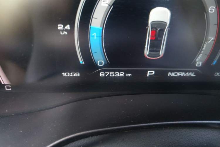 Used Haval LHERY 2021 GT Edition 1.5T Platinum Rabbit Odometer Close Up