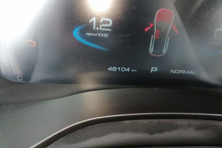 Used Haval LHERY 2021 High-Performance Version 1.5T Golden Rabbit Odometer Close Up