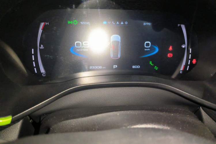 Used Haval LHERY 2021 GT Edition 1.5T Platinum Rabbit Odometer Close Up